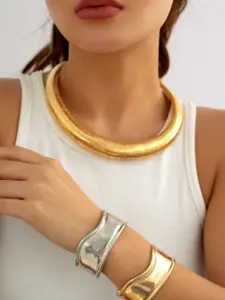 StyleCast Brass Brass-Plated Necklace