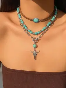 StyleCast Copper-Plated Necklace