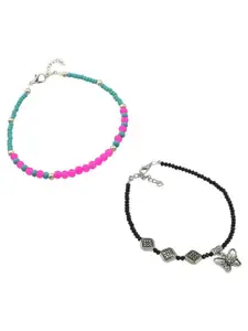 HIGH TRENDZ Artificial Beads Anklet