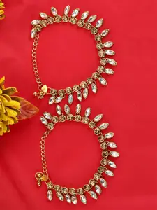 Bhana Fashion Gold-Plated Anklet