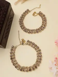 Bhana Fashion Gold-Plated Anklet