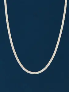 Accessorize Brass Silver-Plated Handcrafted Necklace