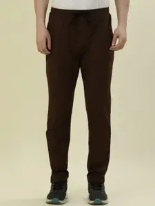 Albion By CnM Men Pure Cotton Mid-Rise Track Pants