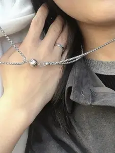 Vembley Set Of 2 Silver-Plated Alloy Necklace