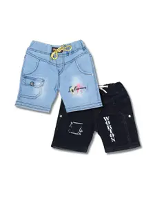 WORTON FASHION Boys Pack Of 2 Denim Shorts