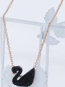 Vembley Gold-Plated Alloy Cubic Zirconia Necklace