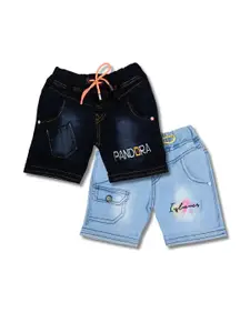 WORTON FASHION Set of 2 Denim boy shorts