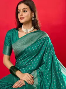 Anouk Woven Design Zari Banarasi Saree