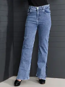 LIVE OK Women Relaxed Fit High-Rise Stretchable Jeans