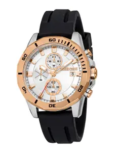 Roberto Cavalli Men Textured Dial & Straps Analogue Watch RC5G109P0045