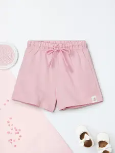 max Girls Regular Fit Mid-Rise Shorts