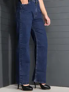 LIVE OK Women Relaxed Fit High-Rise Stretchable Jeans