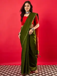 Anouk Colourblocked Zari Mysore Silk Saree