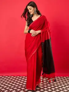Anouk Ethnic Motifs Zari Mysore Silk Saree