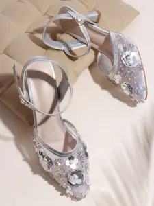 Try Me Embellished Stiletto Heel Sandals