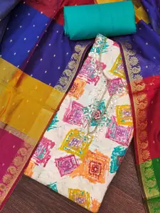 KIMISHA Printed Unstitched Dress Material