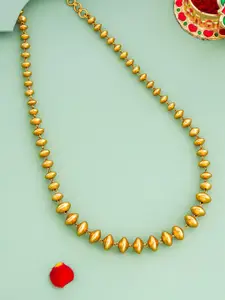 Kushal's Fashion Jewellery Gold-Plated Antique Necklace