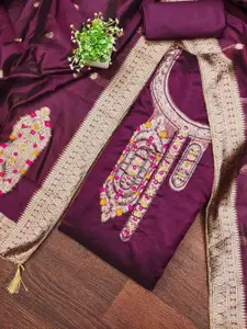 KIMISHA Woven Design Unstitched Dress Material