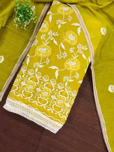 KIMISHA Embroidered Unstitched Dress Material