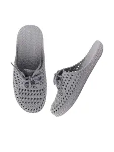 Brofoot Women Grey EVA Flip Flops