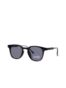 DressBerry Women Black Lens & Black Round Sunglasses with