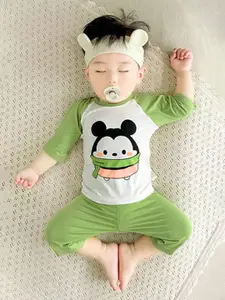 StyleCast x Revolte Boys Printed T-shirt with Pyjamas