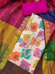 KIMISHA Printed Unstitched Dress Material