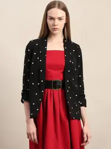Vero Moda Dot Printed Open Front Blazer