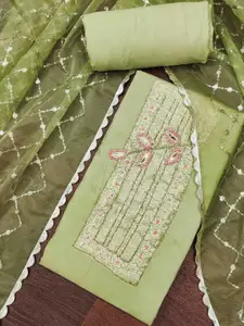 KIMISHA Woven Design Unstitched Dress Material