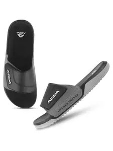 Adda Men Self Design Rubber Sliders