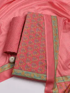 Meena Bazaar Printed Unstitched Dress Material