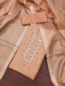 KIMISHA Embellished Unstitched Dress Material