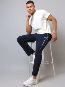 Free Authority Men Superman Printed Mid Rise Track Pants