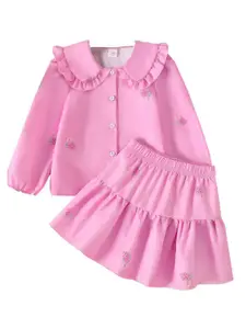 StyleCast x Revolte Girls Printed Top with Skirt