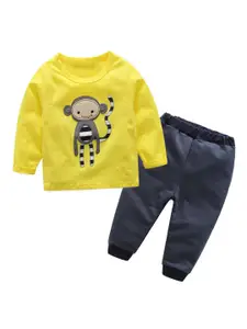 StyleCast x Revolte Boys Printed T-shirt with Trousers