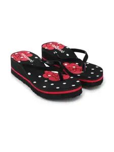 Skytrap Women Red Flip Flops