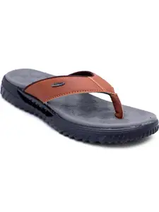 R-SWISS Men Tan Synthetic Flip Flops