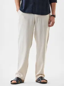 Snitch Men Mid-Rise Relaxed Fit Trouser