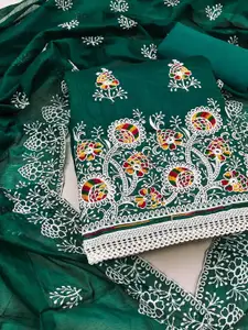 KIMISHA Embroidered Unstitched Dress Material