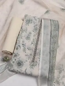 Meena Bazaar Linen Unstitched Dress Material