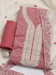 Meena Bazaar Embroidered Unstitched Dress Material