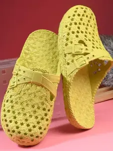 Brofoot Women Green EVA Flip Flops