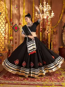 ODETTE Beads and Stones Ready to Wear Lehenga & Blouse With Dupatta