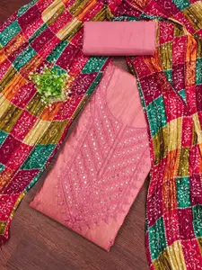 KIMISHA Embroidered Unstitched Dress Material