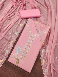 KIMISHA Embroidered Unstitched Dress Material