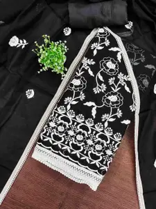 KIMISHA Embroidered Unstitched Dress Material