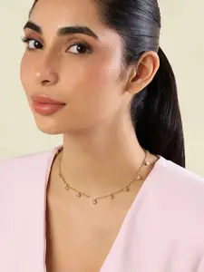 Isharya Brass Gold-Plated Necklace