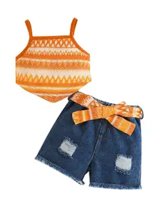 StyleCast x Revolte Girls Printed Top with Shorts