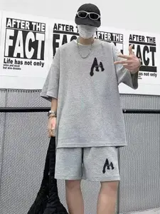 StyleCast Printed Round Neck T-Shirt & Shorts Co-Ord Set