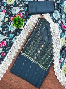 KIMISHA Embroidered Unstitched Dress Material